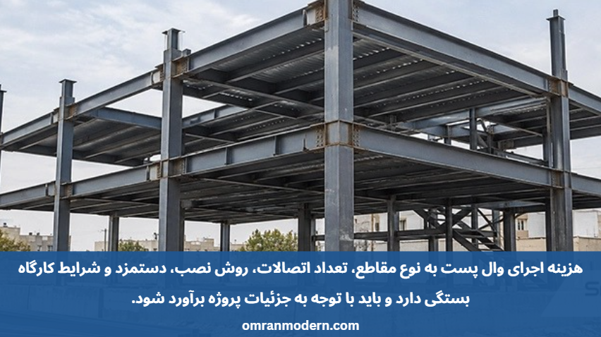 اجرای وال پست در اسکلت فلزی به چه صورت است؟ راهنمای جامع اجرا اجرای وال پست در اسکلت فلزی به چه صورت است؟ راهنمای جامع اجرا